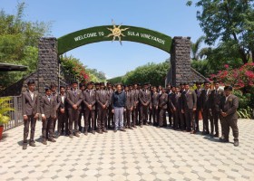 Hotel Management Student Study Tour Sula Viniyard Nashik Photos